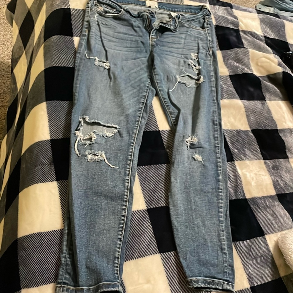 Ankle length jeans